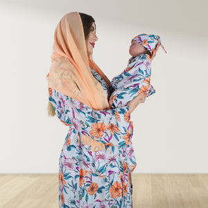 BABY IN BLOOM SEASON 2 MOMMY AND ME 5 IN 1 LONG MATERNITY SET