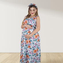 Load image into Gallery viewer, BABY IN BLOOM SEASON 2 MOMMY AND ME 5 IN 1 LONG MATERNITY SET
