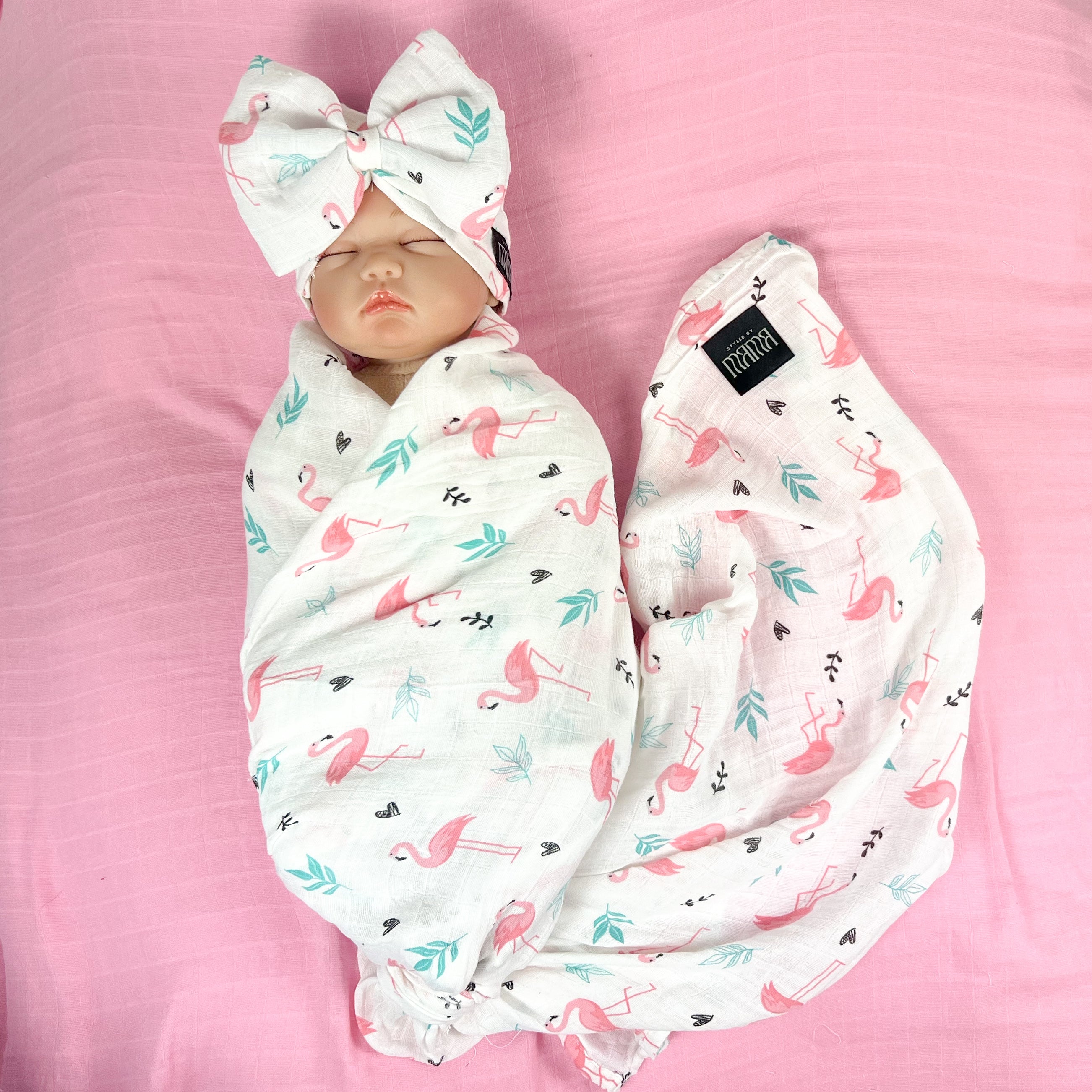 Flamingo swaddle best sale