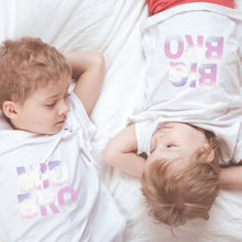 Load image into Gallery viewer, CANDY PINK BRO/ BIG SIS MATCHING T-SHIRT
