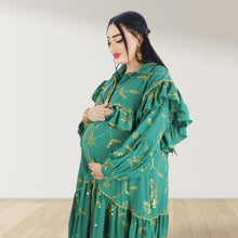 Load image into Gallery viewer, Jawahar zumarud maternity and nursing maxi Eid Edition 24
