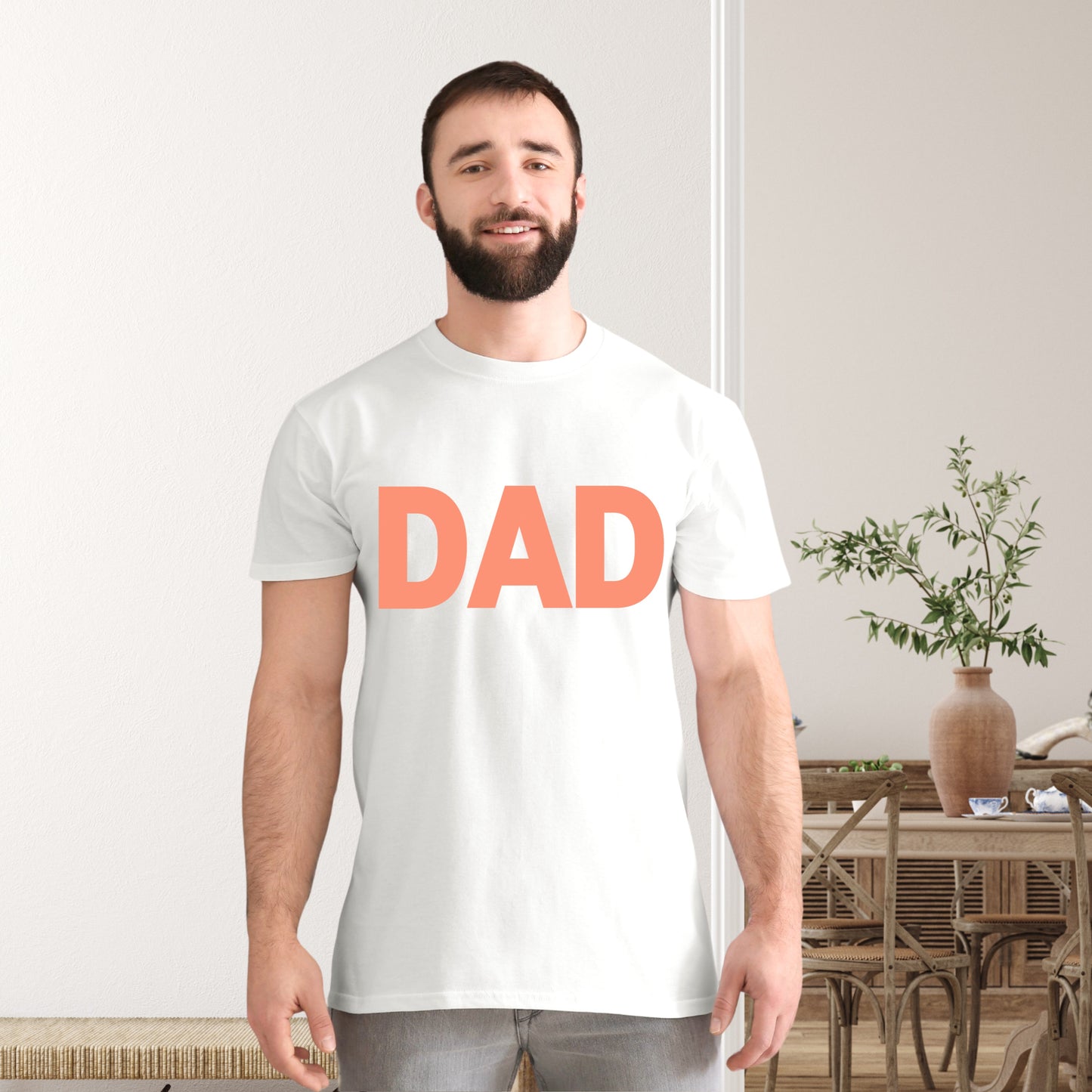 SIGNATURE BLUSH PEACH MATCHING DAD T-SHIRT
