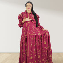 Load image into Gallery viewer, Jawahar ruby maternity and nursing maxi Eid Edition 24
