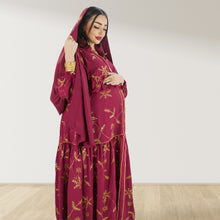 Load image into Gallery viewer, Jawahar ruby maternity and nursing maxi Eid Edition 24
