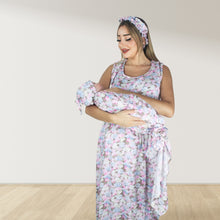 Load image into Gallery viewer, DREAMY ROSE PINK  MOMMY AND ME 5 IN 1 LONG MATERNITY SET
