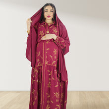 Load image into Gallery viewer, Jawahar ruby maternity and nursing maxi Eid Edition 24
