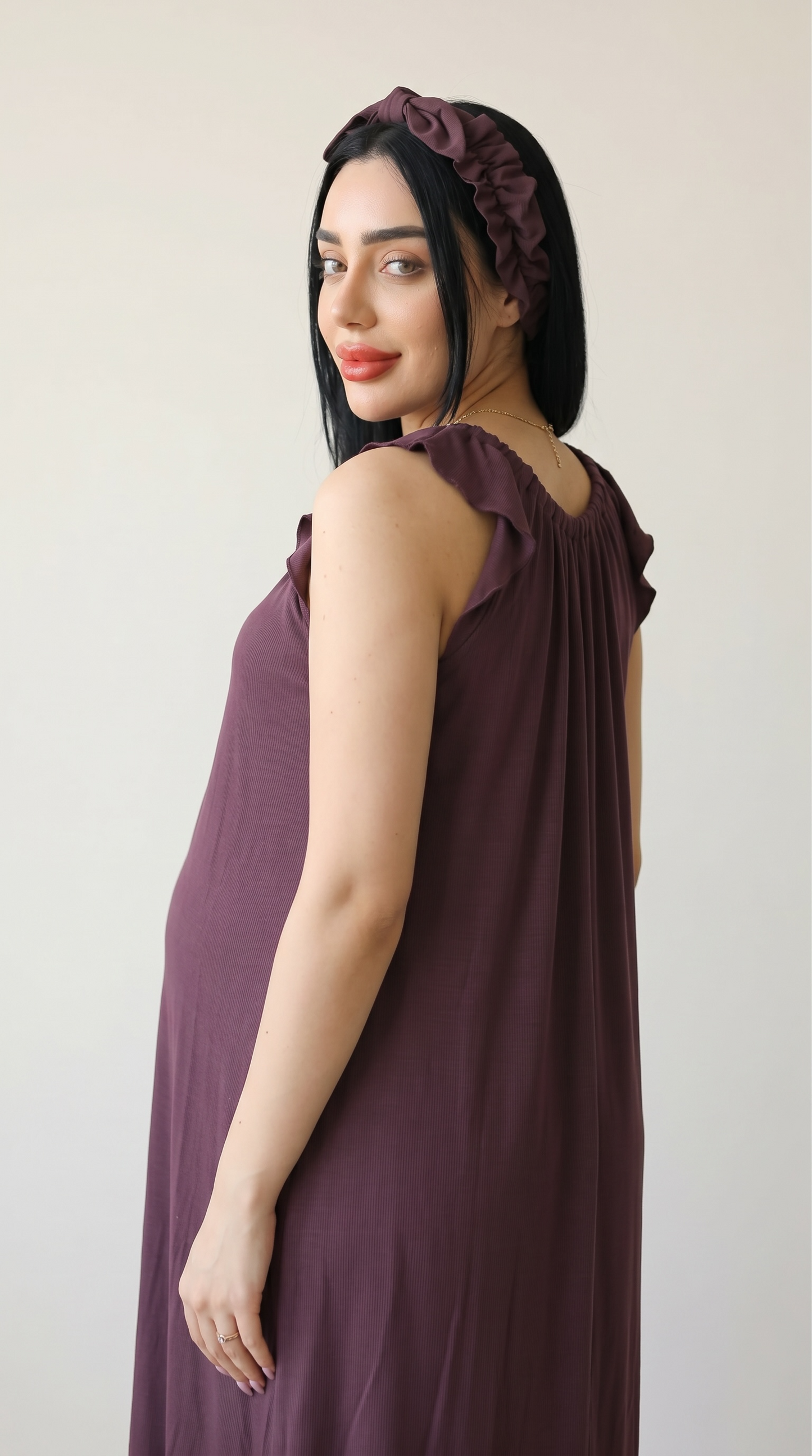 BURGUNDY MATERNITY AND NURSING COMFORT COLLECTION