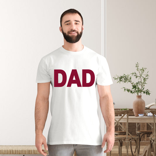 SIGNATURE CRIMSON RED MATCHING DAD T-SHIRT