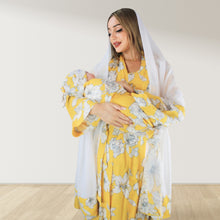 Load image into Gallery viewer, MANGO YELLOW MOMMY AND ME 5 IN 1 LONG MATERNITY SET
