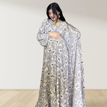 Load image into Gallery viewer, MID NIGHT GREY MOMMY AND ME 5 IN 1 LONG MATERNITY SET
