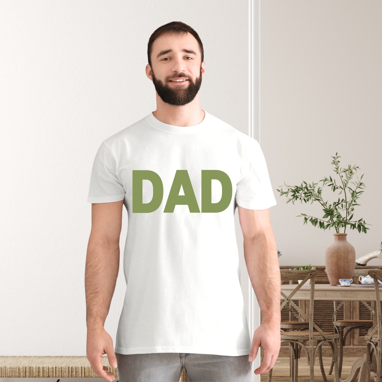 SIGNATURE OLIVE GREEN MATCHING DAD T-SHIRT