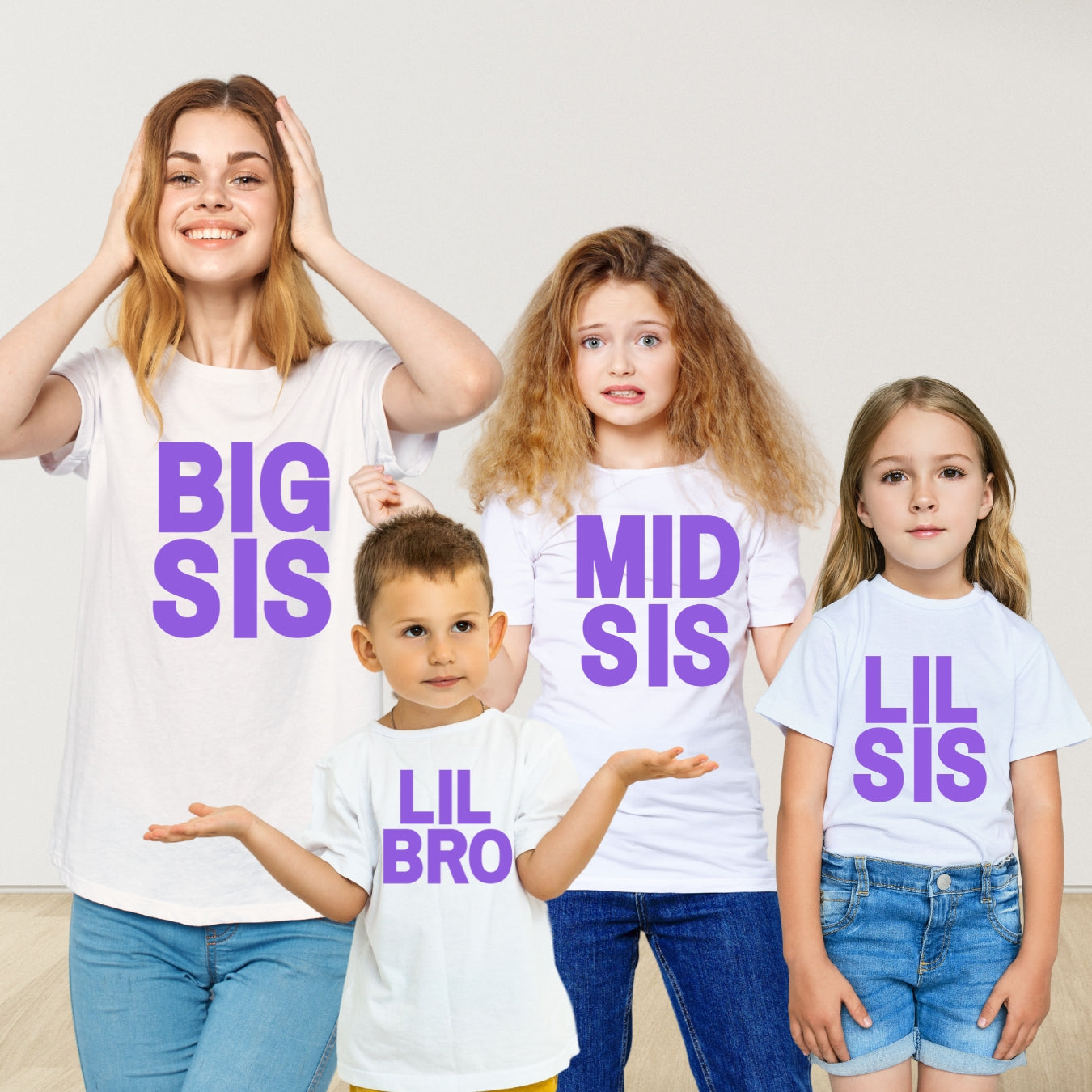 SIGNATURE PURPLE BRO/ BIG SIS MATCHING T-SHIRT
