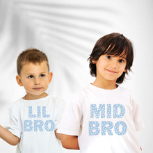 Load image into Gallery viewer, LITTLE HEARTS PRINT BIG BRO/ BIG SIS MATCHING T-SHIRT
