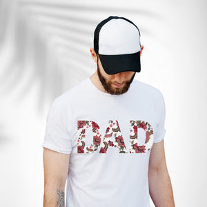 PRETTY IN RED MATCHING DAD T-SHIRT