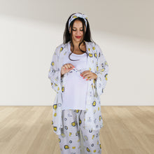 Load image into Gallery viewer, JUNGLE BOOK MATERNITY AND NURSING LONG PYJAMA SET WITH SWADDLE SET
