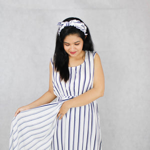 B&W STRIPES MOMMY AND ME 5 IN 1 SHORT MATERNITY SET - mommyandmearabia