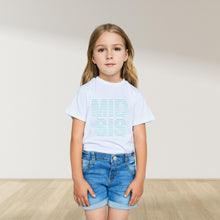 Load image into Gallery viewer, قميص أزرق للأطفال BIG BRO / BIG SIS مطابقة
