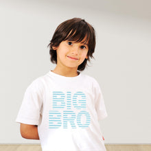 Load image into Gallery viewer, BABY BLUE STRIPES BIG BRO/ BIG SIS MATCHING T-SHIRT
