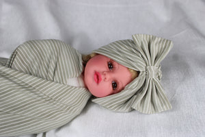 Shades of beige cotton stretch swaddle set - mommyandmearabia