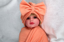Load image into Gallery viewer, Tangerine cotton stretch swaddle set - mommyandmearabia
