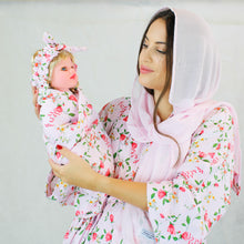 Load image into Gallery viewer, PINK TULIP MOMMY AND ME 5 IN 1 LONG MATERNITY SET
